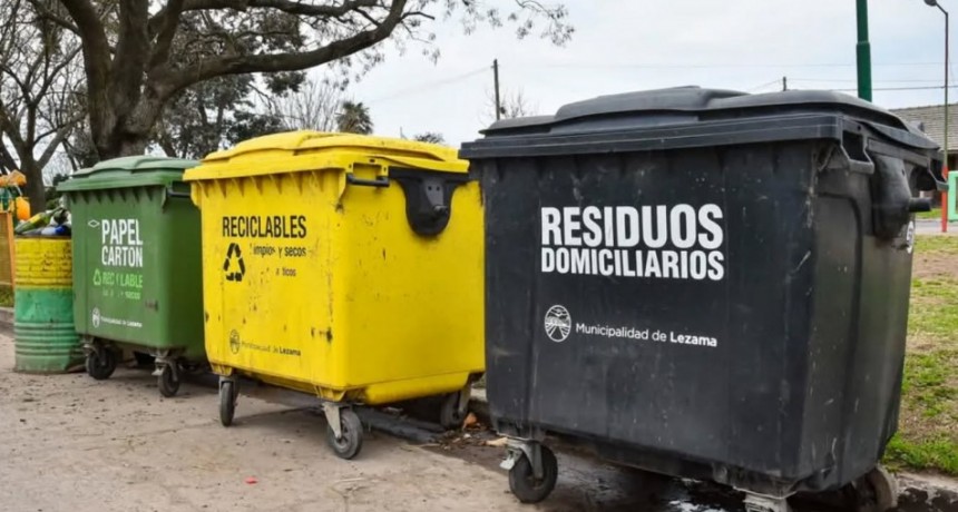 Recolección de residuos: el viernes 21 será de tarde 