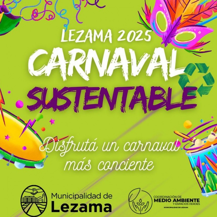Lezama con Carnavales Sustentables