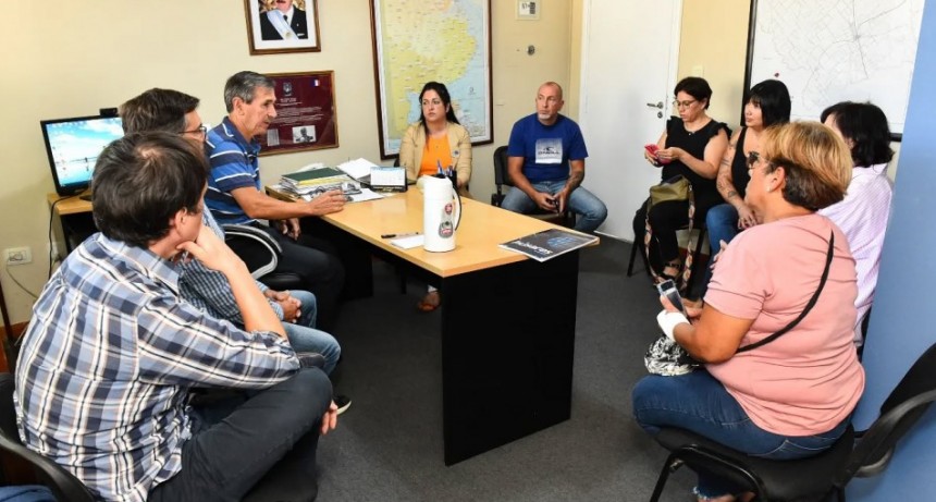 El intendente recibió a referentes regionales de la CGT 