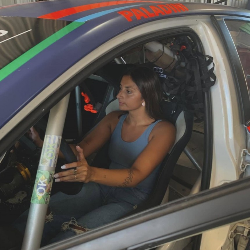 Valentina Funes en una categoría internacional