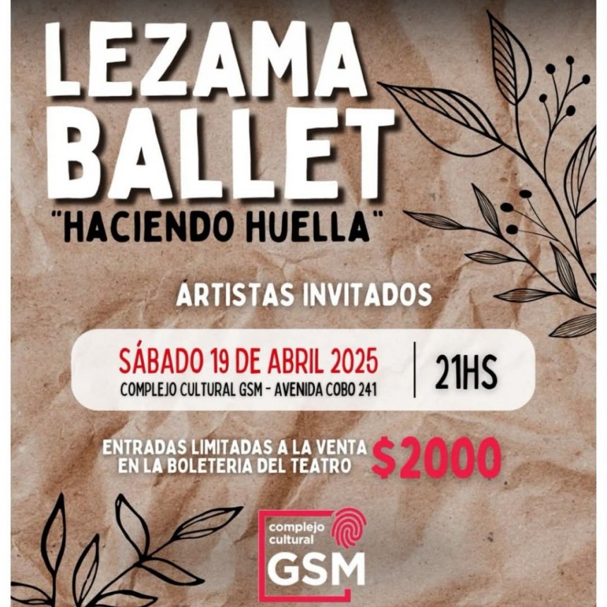Lezama Ballet presenta “Haciendo Huella”