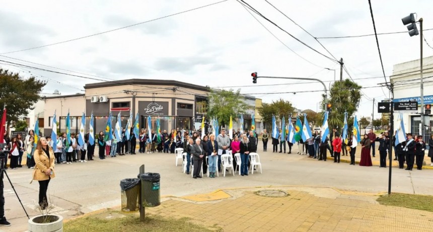 Lezama recordó la fundación del pueblo