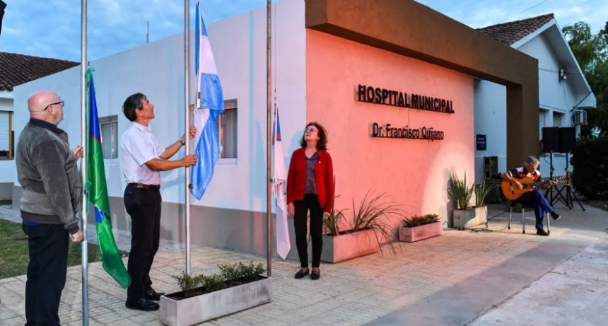 Se rindió homenaje al doctor Quijano en la inauguración de los consultorios externos 