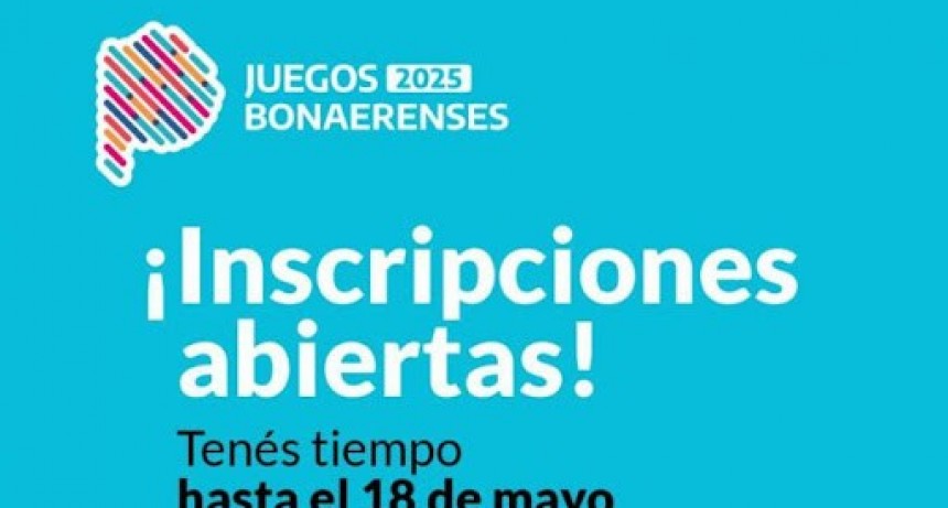 Juegos Bonaerenses: últimos días de inscripción para el evento deportivo y cultural más grande de la provincia