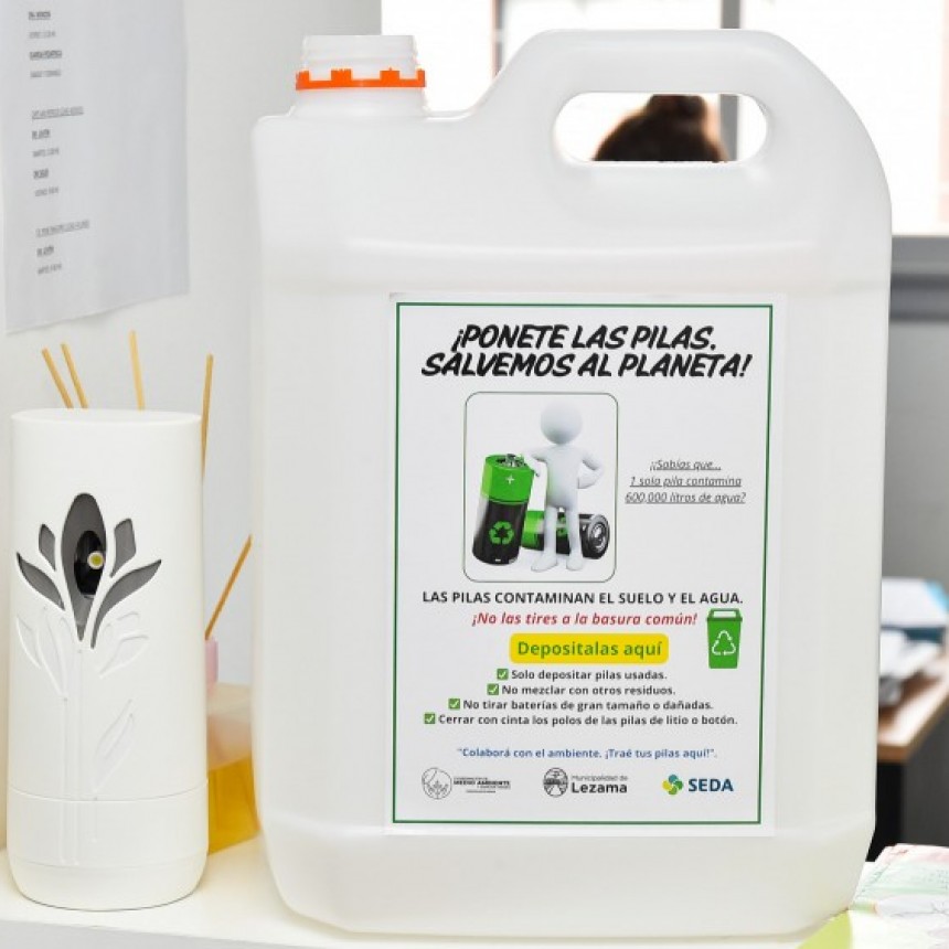 ¡Ponete las pilas, salvemos al planeta! 