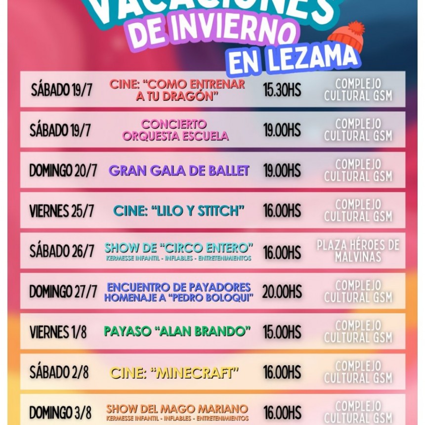 Vacaciones de Invierno en Lezama