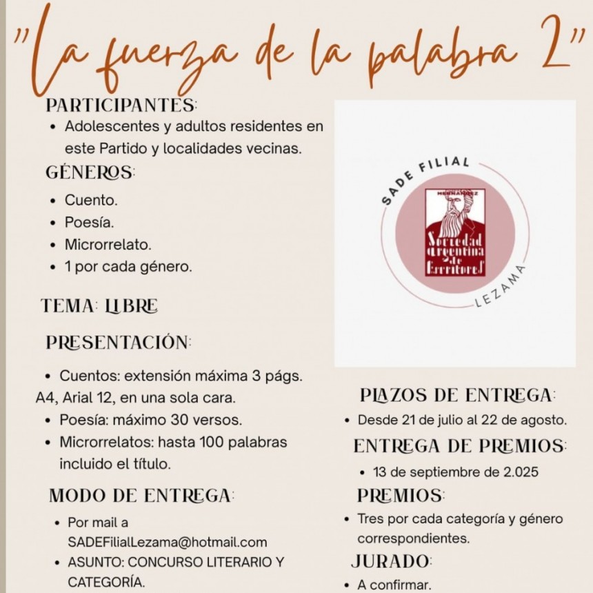 Concurso Literario 