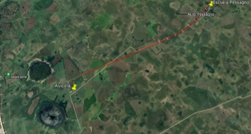 Harispe: “Gestionamos la estabilización del camino a la Escuela Primaria 5 y a la Secundaria Agraria”