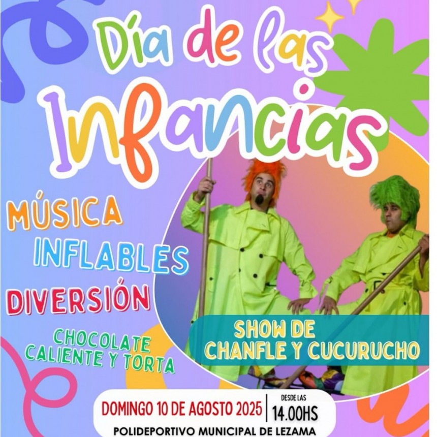 ¡Se viene el Día de las Infancias en Lezama! 