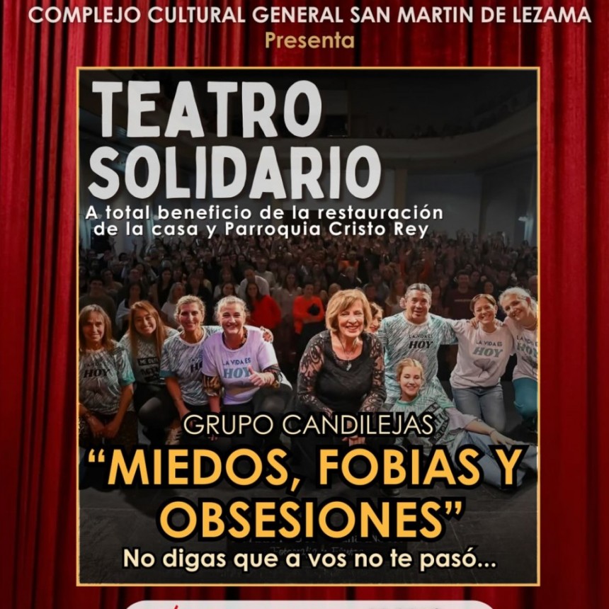 Sábado 9: Velada de teatro solidario en Lezama