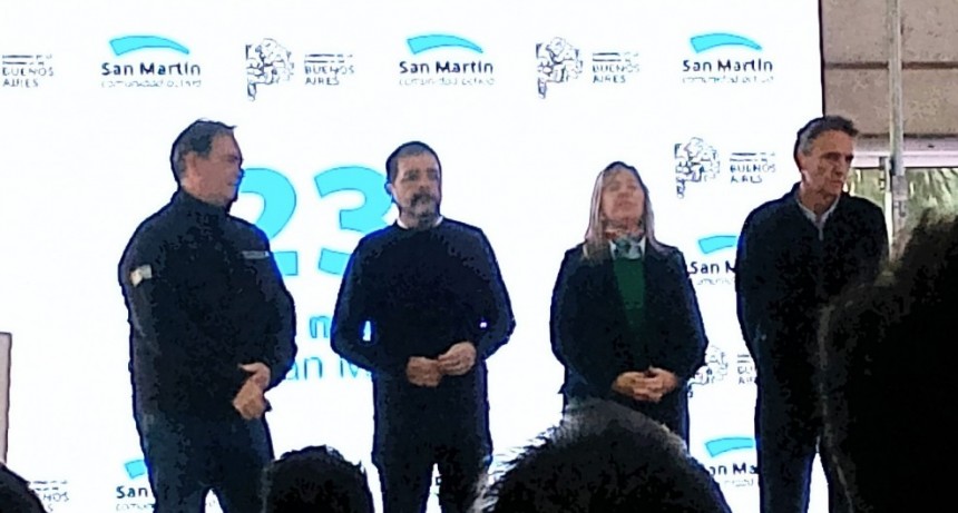 Lezama presente en San Martín