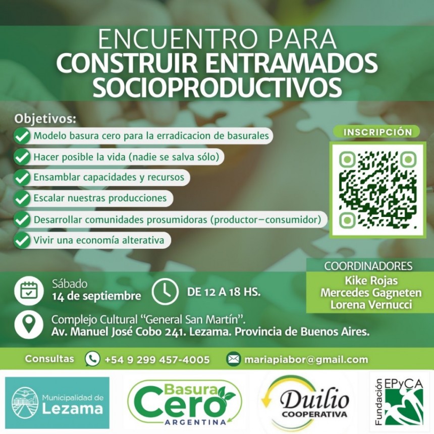 Encuentro para construir Entramados Socio Productivos 