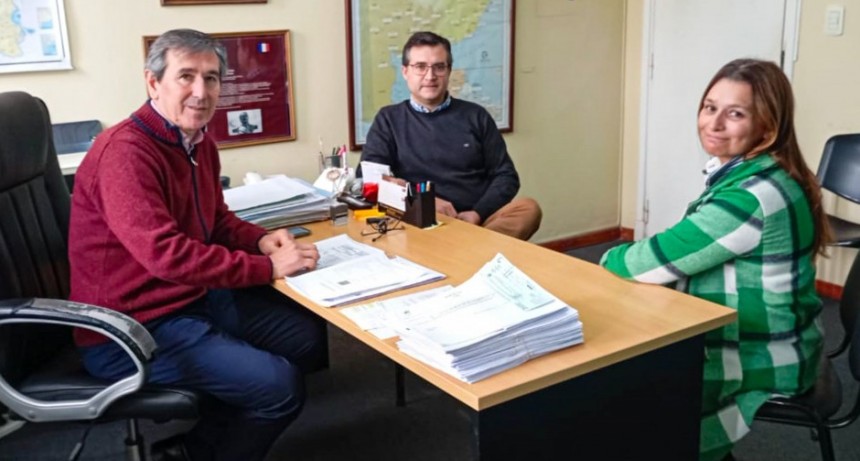 Encuentro de trabajo con la nueva jefa de PAMI Lezama 