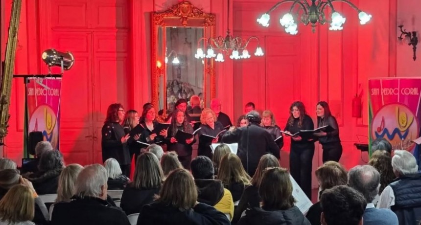 Destacada actuación del Coro municipal en el  23° encuentro coral de San Pedro 