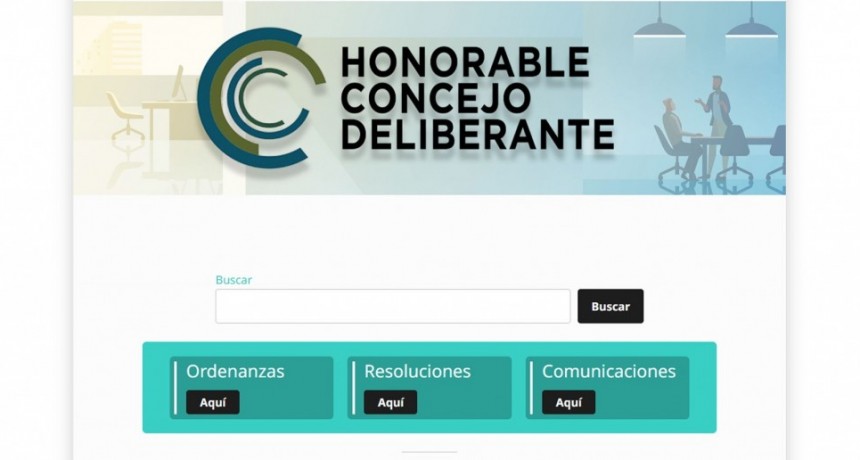 Ya está disponible la página web del Honorable Concejo Deliberante de Lezama