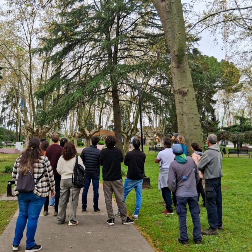 Lezama fue sede de una jornada de riesgos del arbolado