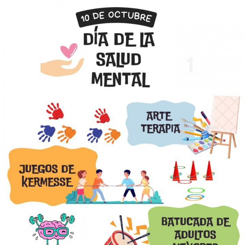 Con un encuentro al aire libre se conmemora el Día de la Salud Mental