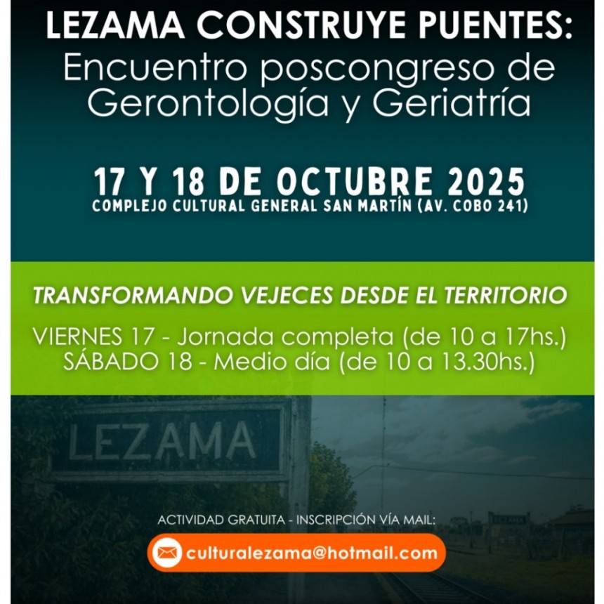 Primeras jornadas de gerontología en Lezama 