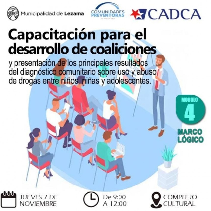 El jueves 7 se realizará un nuevo encuentro de CADCA