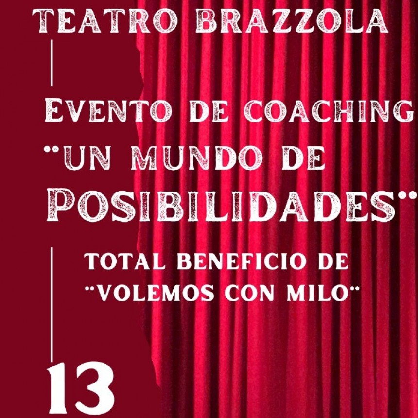   Evento solidario por Milo en el Teatro Brazzola  